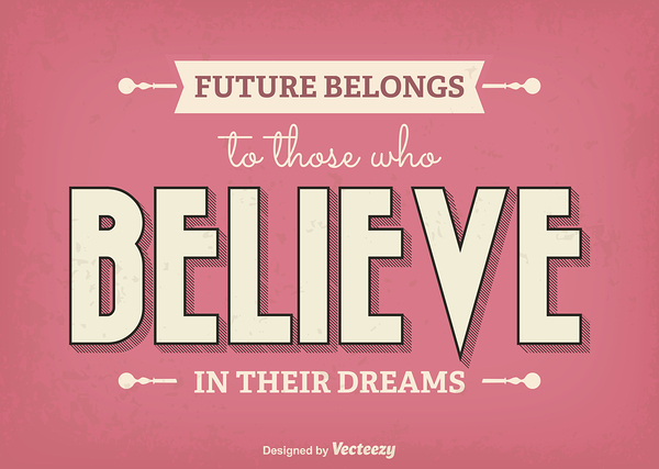 Vintage Typography Print