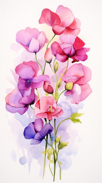 Nature floral background by Point Art