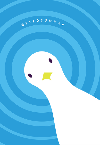 Summer layout poster. c Print