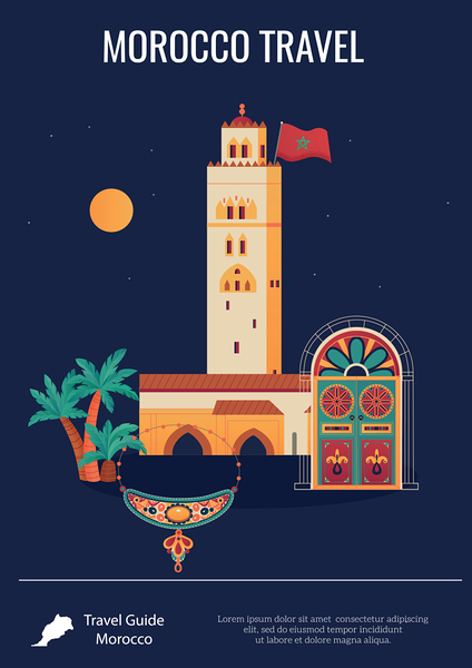 Travel to morocco a by Point Art