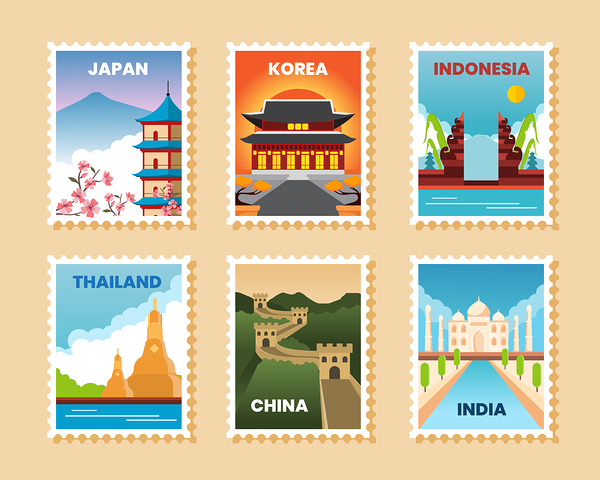 Traveling Stickers   by Point Art