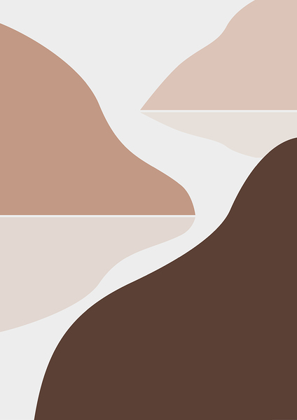 Minimalist art painting. b by Point Art