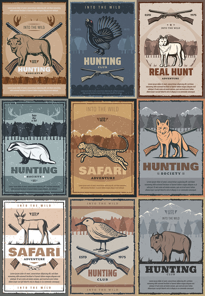 Hunting club. a Print