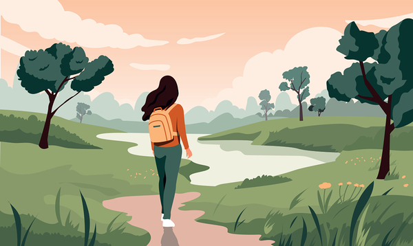  Vacation trip and hiking b by Point Art