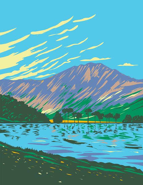 Butter mere Lake by Point Art