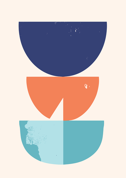  Abstract geometric shapes d by Point Art