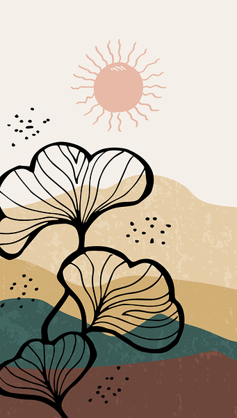  Abstract mountain background   b Print