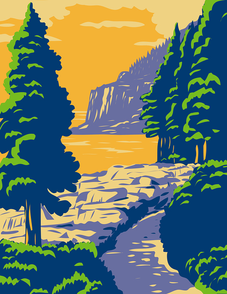 Ocean Path Print