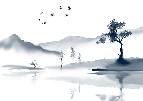 Japanese landscape design   by Point Art