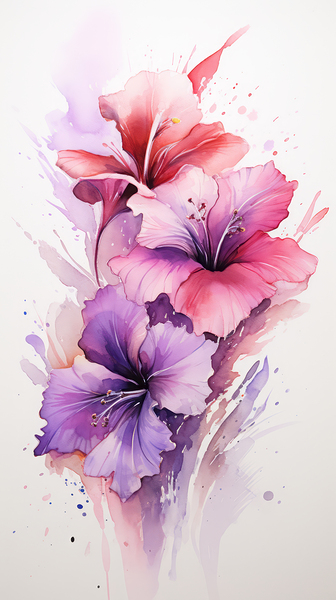 Colorful Flowers by Point Art