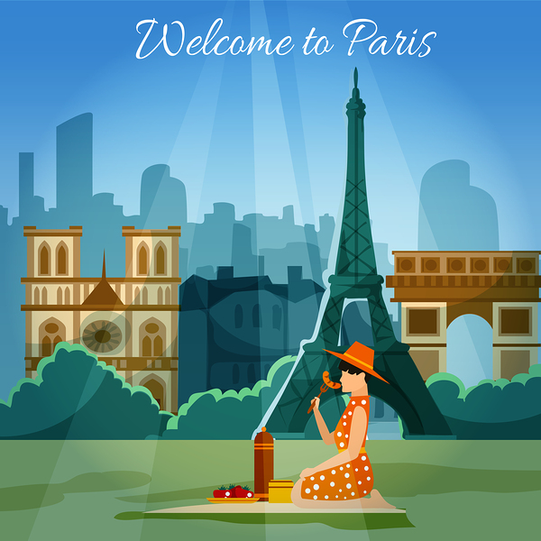 Touristic cities d Print