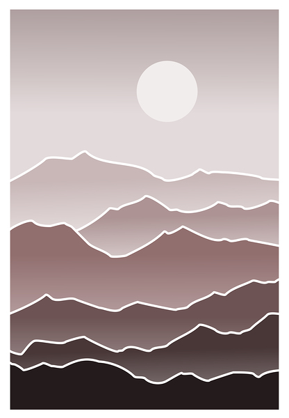 Mountain Landscape a Print
