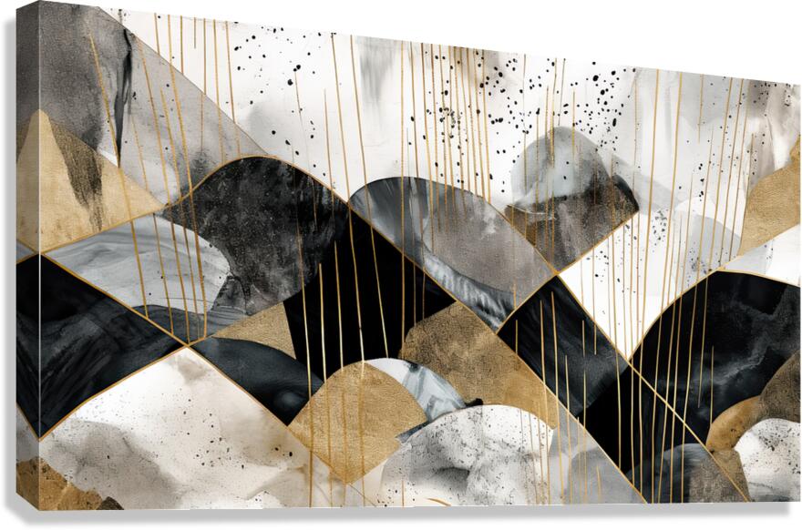 Abstract painted background Canvas Print