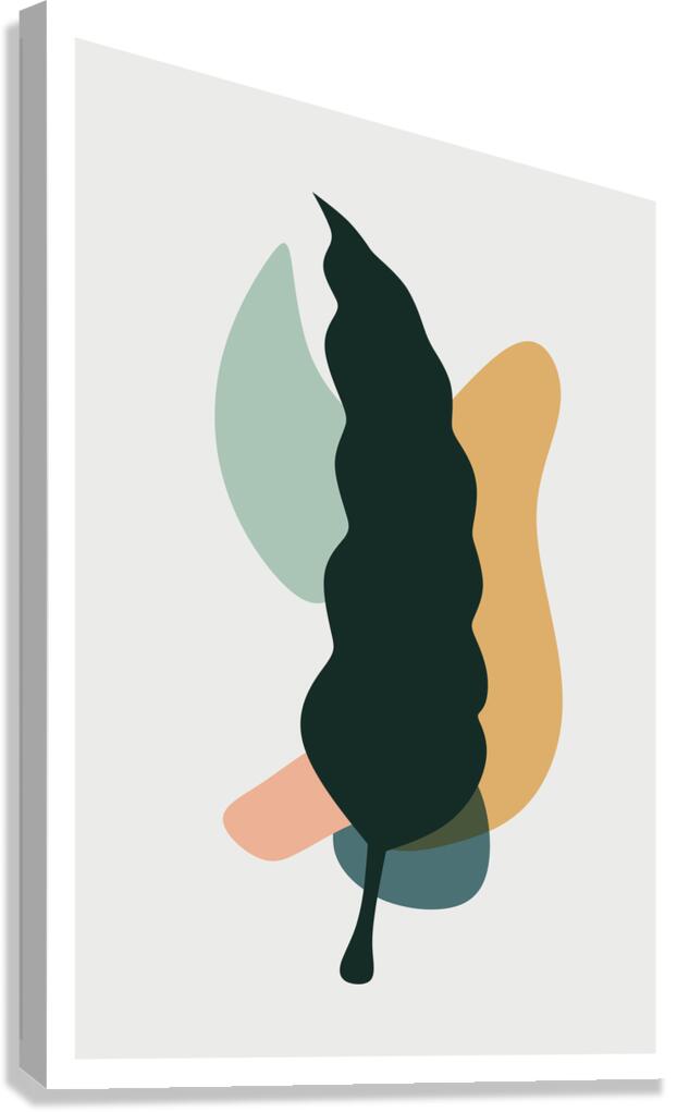 Abstract leaf design . c Canvas Print