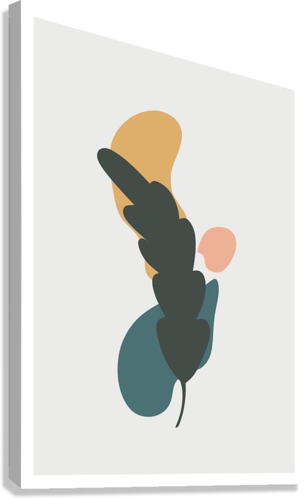 Abstract leaf design . a Canvas Print