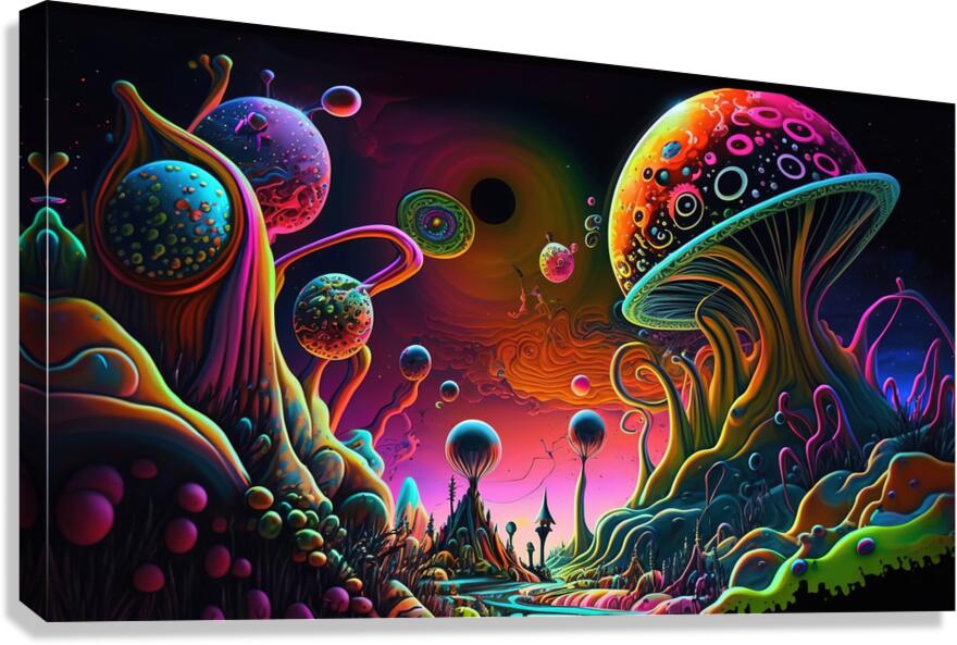 Alien planet Canvas Print