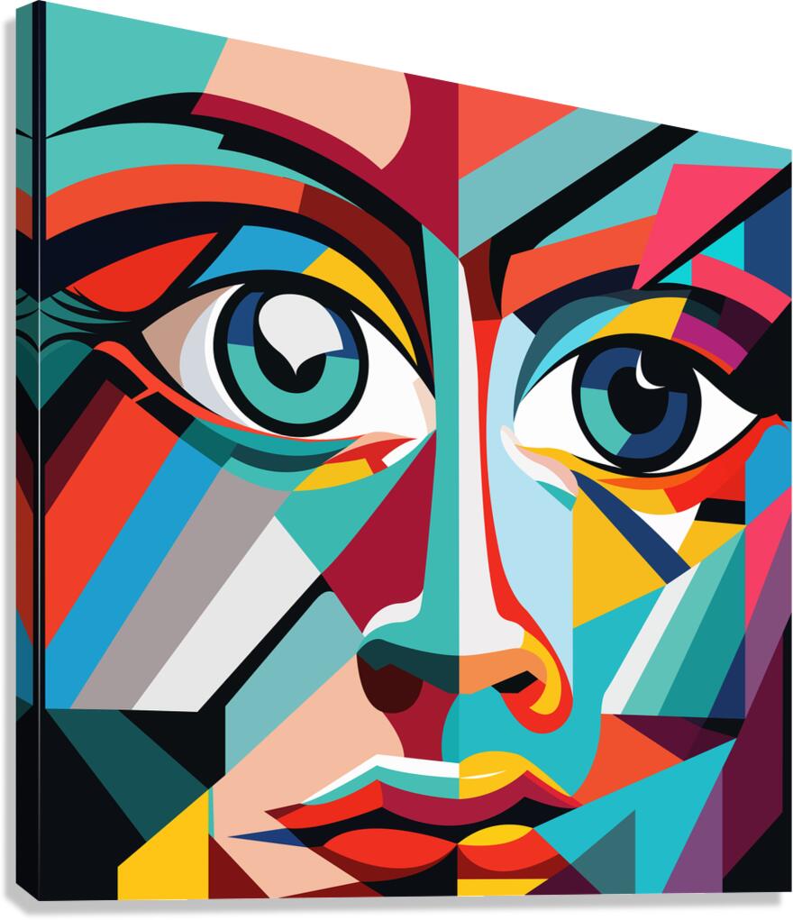 Man face Canvas Print