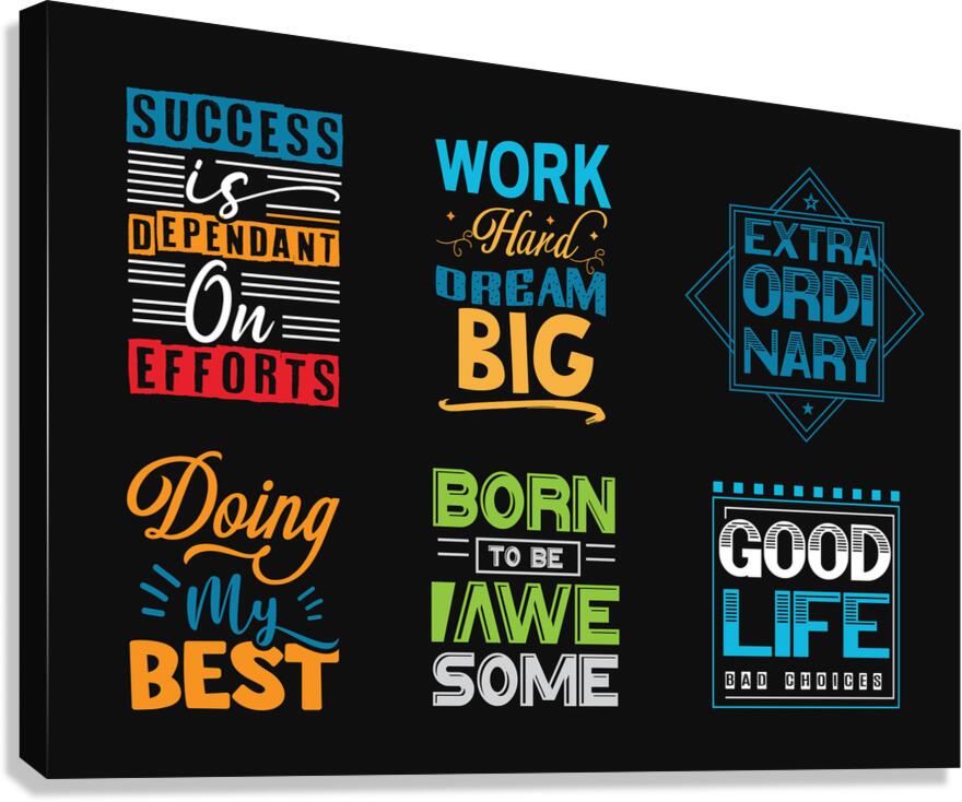 Calligraphic design   Canvas Print