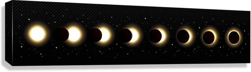 Solar Eclipse Canvas Print