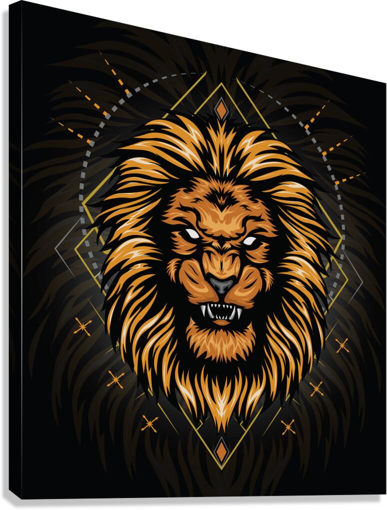 Lion head  Canvas Print