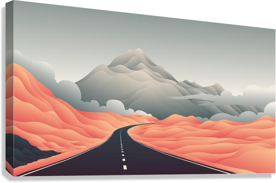 Highway Road Canvas Print