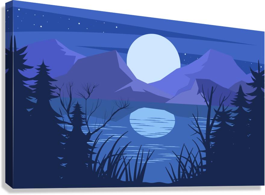 Nature landscape Canvas Print