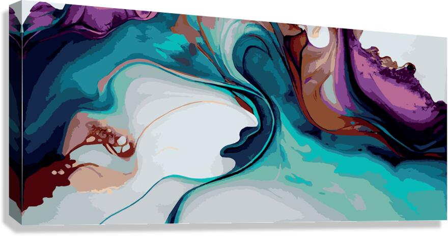 Marble texture design Canvas Print