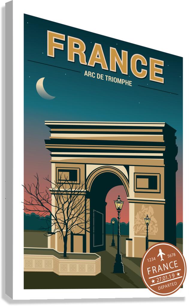 World postcards Canvas Print