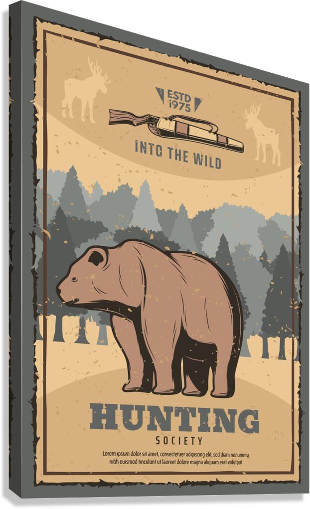 Hunting club. b Canvas Print