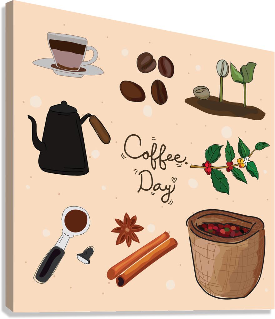 Coffee day Canvas Print