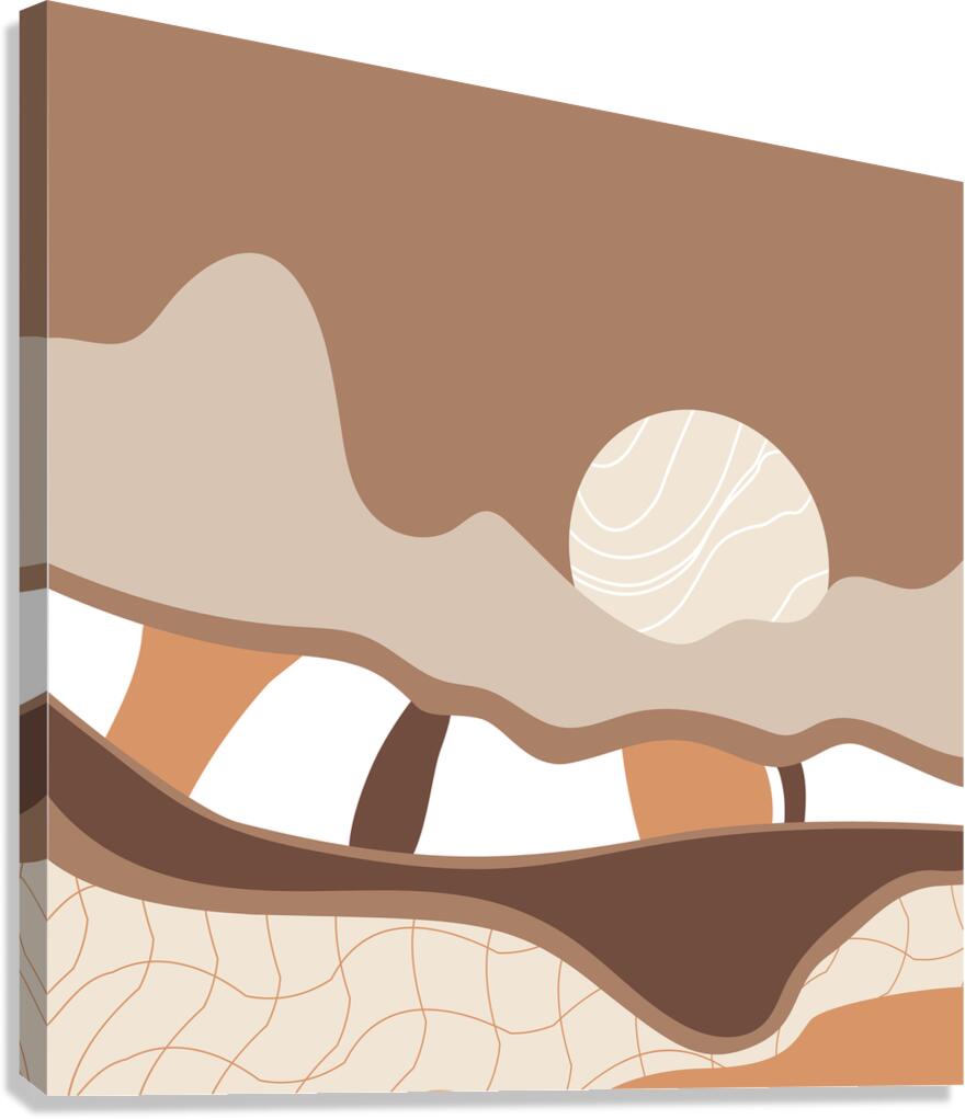 Modern landscapes e Canvas Print