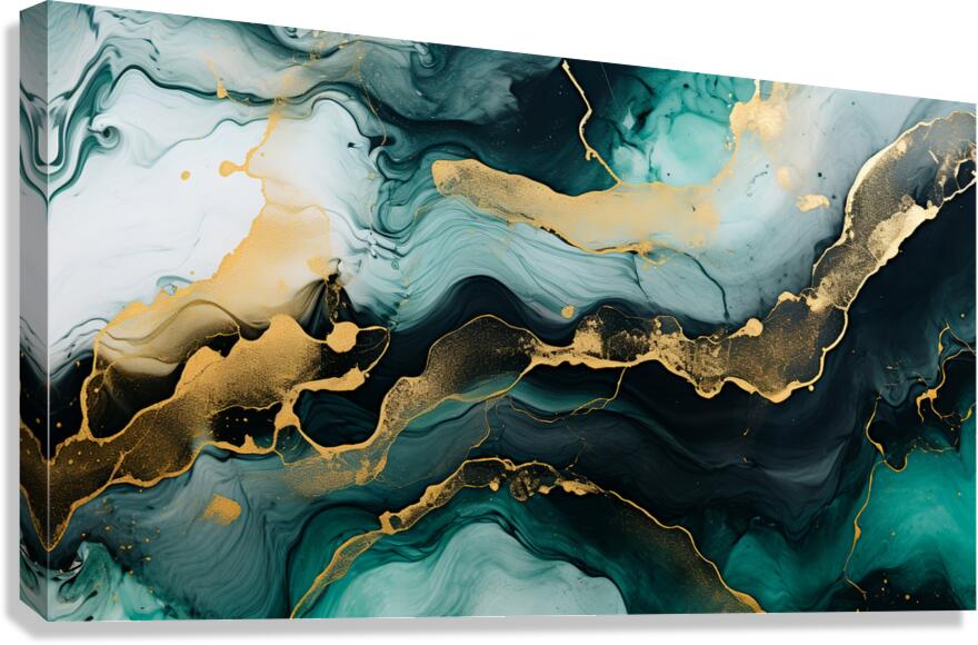 Marble style Canvas Print