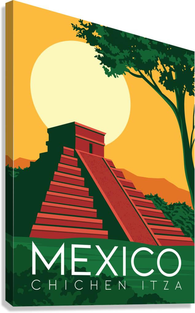 Mexico Chichen itza Canvas Print