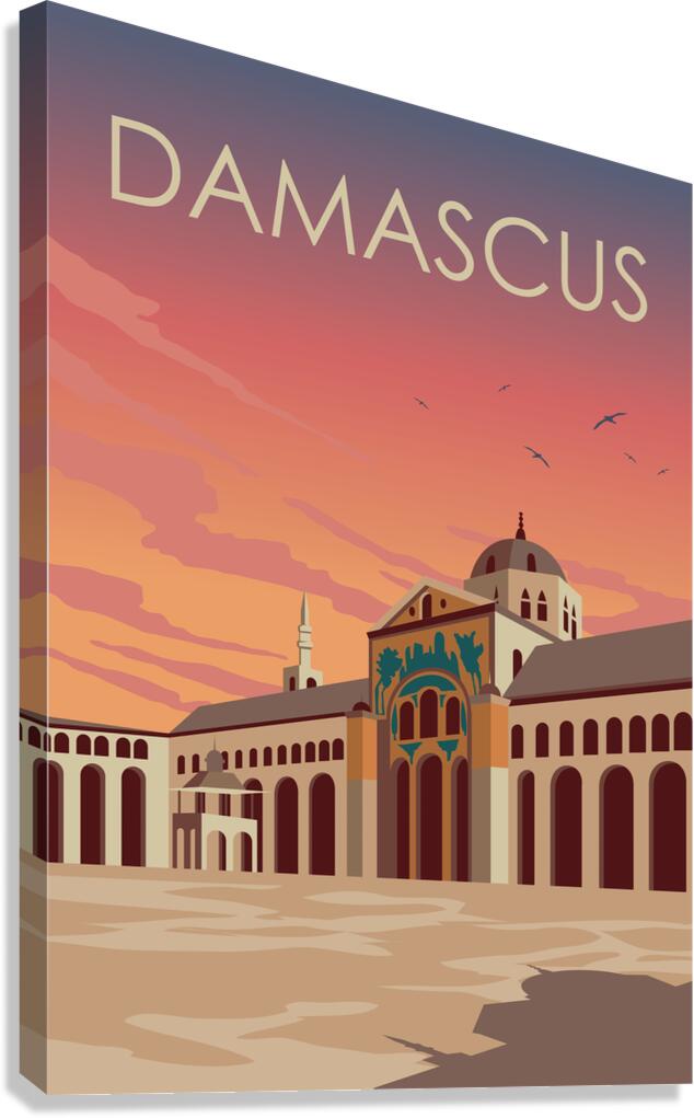 Mosque Damascus Canvas Print