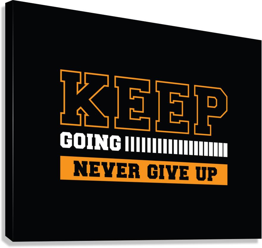 Keep Going Canvas Print