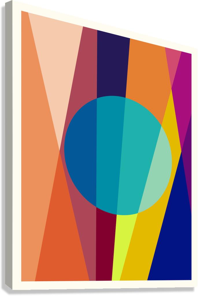 Geometric pattern background circle  .c Canvas Print