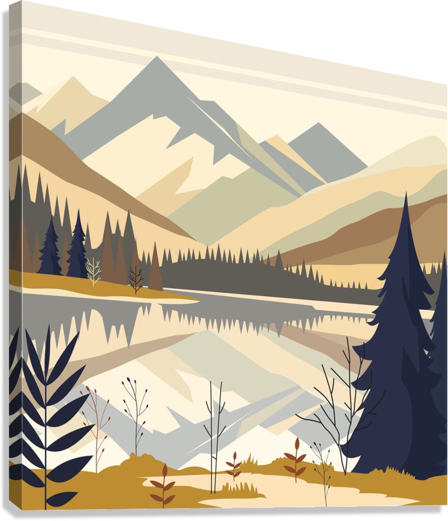 Mountain Scenery Canvas Print