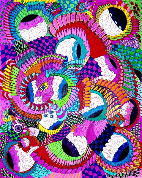 Eyes of Madness Print