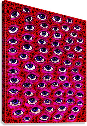 Eyes of Infinity Canvas Print
