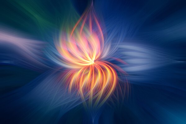 Fire Flower Print