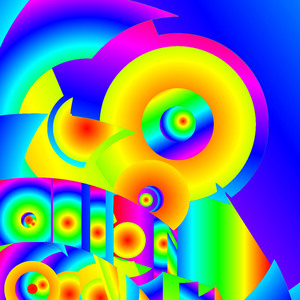 Abstract Sunflowers
