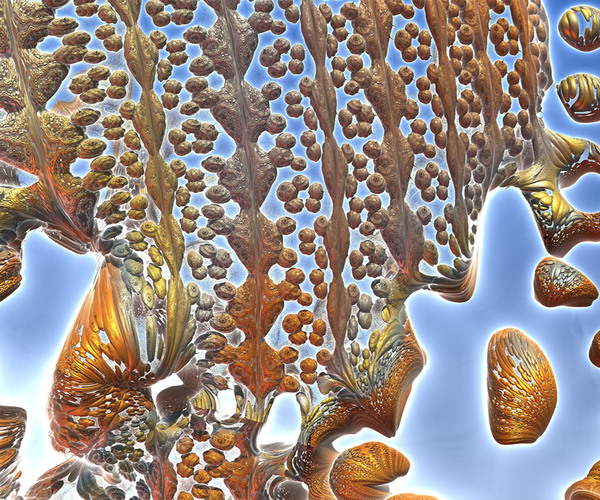 Abstract Rock Pool Print