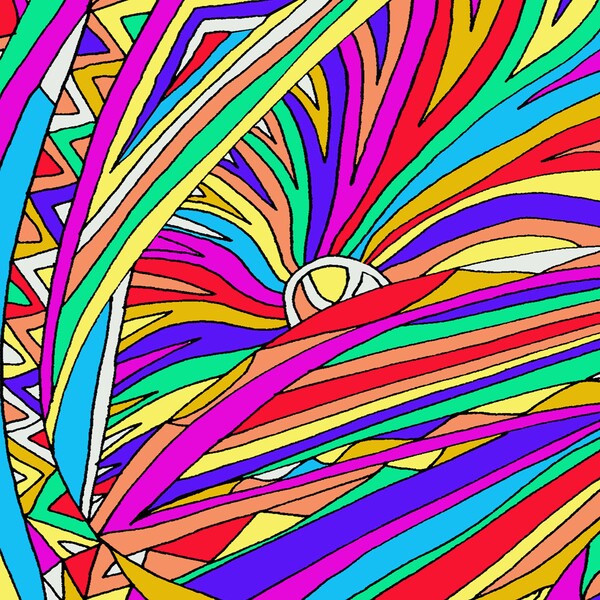 Abstract Sunset Print