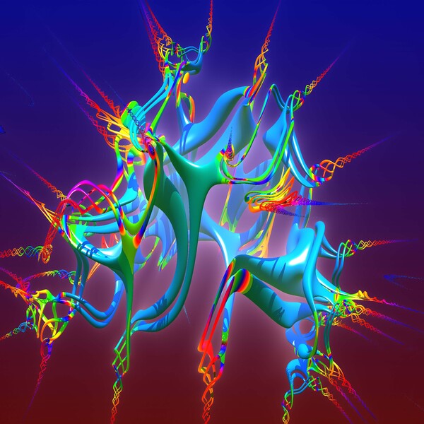 Neurons Connection Print