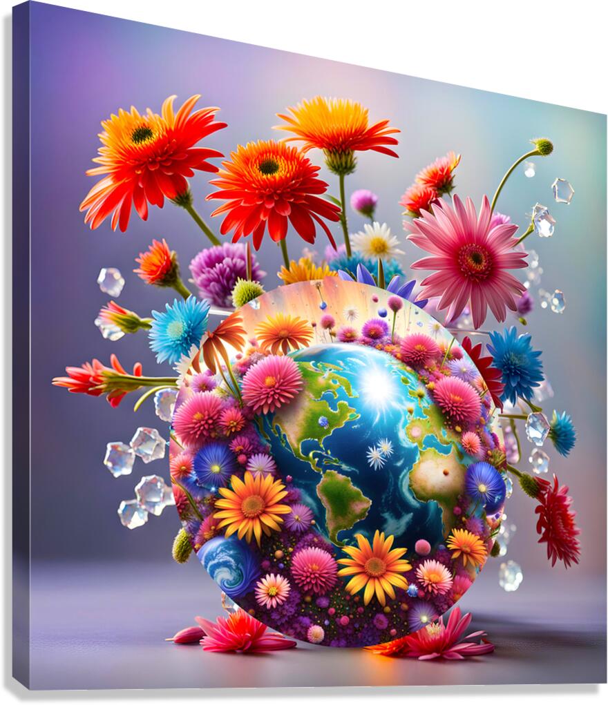 Planet Earth Canvas Print