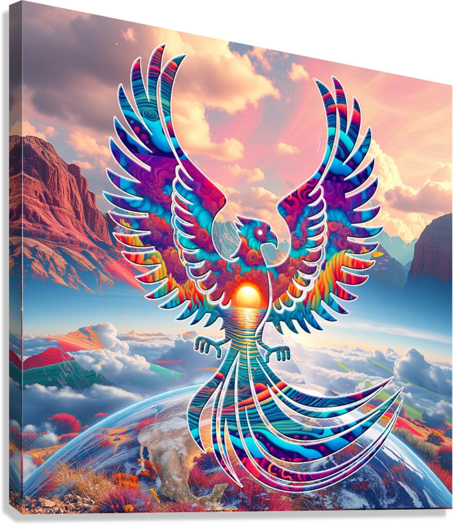 Sunrise Phoenix Canvas Print