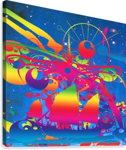 Star Ship Canvas Print
