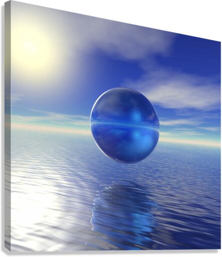 Abstract Blue Canvas Print