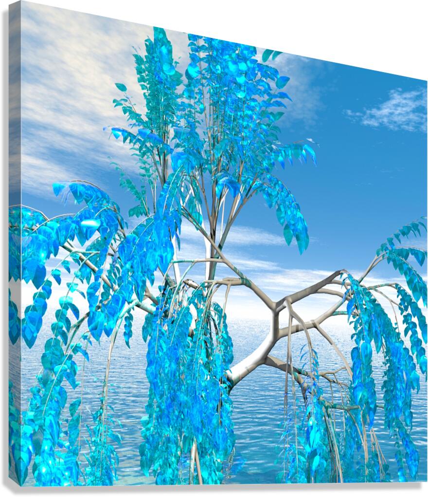 Crystal Summer Tree Canvas Print