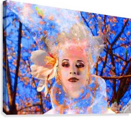 Magic Flower Canvas Print